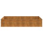 Jardinera acero corten 195x100x36 cm en Macetas y jardineras | Comprar online en Foru.es