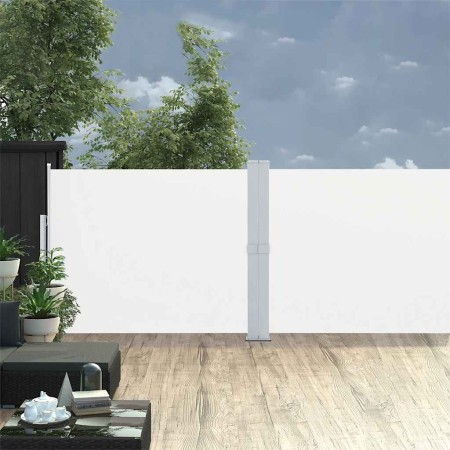 Toldo lateral retráctil para patio color crema 170x1200 cm en Sombrillas | Comprar online en Foru.es
