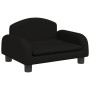 Cama para perros de tela negra 50x40x30 cm de vidaXL, Camas para perros - Ref: Foro24-171975, Precio: 65,24 €, Descuento: %