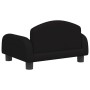 Cama para perros de tela negra 50x40x30 cm de vidaXL, Camas para perros - Ref: Foro24-171975, Precio: 65,24 €, Descuento: %