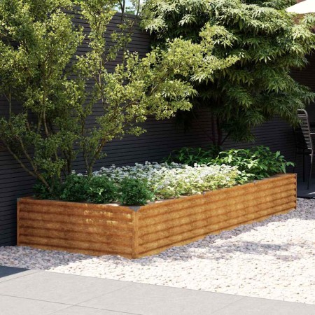 Jardinera acero corten 291x100x36 cm en Macetas y jardineras | Comprar online en Foru.es