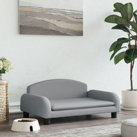 Cama para perros de tela gris claro 70x45x30 cm de vidaXL, Camas para perros - Ref: Foro24-171960, Precio: 78,46 €, Descuento: %
