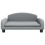 Cama para perros de tela gris claro 70x45x30 cm de vidaXL, Camas para perros - Ref: Foro24-171960, Precio: 78,46 €, Descuento: %