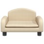 Cama para perros de tela crema 50x40x30 cm de vidaXL, Camas para perros - Ref: Foro24-171970, Precio: 63,85 €, Descuento: %