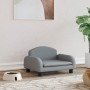 Cama para perros de tela gris claro 50x40x30 cm de vidaXL, Camas para perros - Ref: Foro24-171971, Precio: 60,38 €, Descuento: %