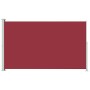 Toldo lateral retráctil de jardín rojo 180x300 cm en Sombrillas | Comprar online en Foru.es