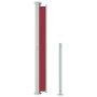 Toldo lateral retráctil de jardín rojo 180x300 cm en Sombrillas | Comprar online en Foru.es