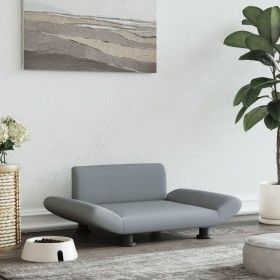 Cama para perros de tela gris claro 70x45x28 cm de vidaXL, Camas para perros - Ref: Foro24-171996, Precio: 70,39 €, Descuento: %