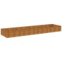 Jardinera acero corten 387x100x36 cm en Macetas y jardineras | Comprar online en Foru.es