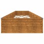 Jardinera acero corten 579x100x36 cm en Macetas y jardineras | Comprar online en Foru.es