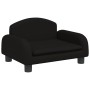 Sofá para niños de tela negro 50x40x30 cm de vidaXL, Mobiliario para bebés y niños pequeños - Ref: Foro24-3196373, Precio: 65...