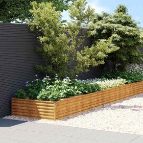 Jardinera acero corten 1150x100x36 cm en Macetas y jardineras | Comprar online en Foru.es