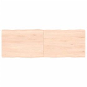 Tablero de mesa madera maciza borde natural 120x40x(2-4) cm de vidaXL, Tableros para mesas - Ref: Foro24-363890, Precio: 43,7...