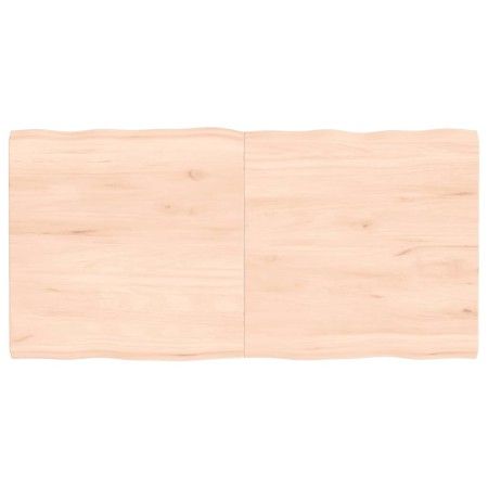 Tablero de mesa madera maciza borde natural 120x60x(2-4) cm de vidaXL, Tableros para mesas - Ref: Foro24-363894, Precio: 42,3...