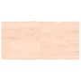 Tablero de mesa madera maciza borde natural 120x60x(2-4) cm de vidaXL, Tableros para mesas - Ref: Foro24-363894, Precio: 42,3...