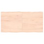 Tablero de mesa madera maciza borde natural 120x60x(2-6) cm de vidaXL, Tableros para mesas - Ref: Foro24-363895, Precio: 49,2...