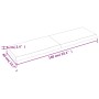 Tablero de mesa madera maciza borde natural 140x40x(2-6) cm de vidaXL, Tableros para mesas - Ref: Foro24-363897, Precio: 42,3...