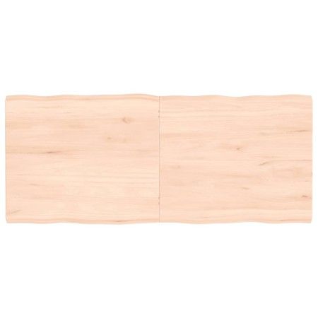 Tablero de mesa madera maciza borde natural 140x60x(2-4) cm de vidaXL, Tableros para mesas - Ref: Foro24-363900, Precio: 47,8...