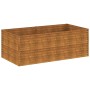 Jardinera de acero corten 196x100x69 cm en Macetas y jardineras | Comprar online en Foru.es