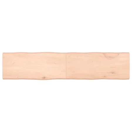 Massivholz Tischplatte mit natürlichem Rand 180x40x(2-6) cm von vidaXL, Tischplatten - Ref: Foro24-363909, Preis: 75,19 €, Ra...