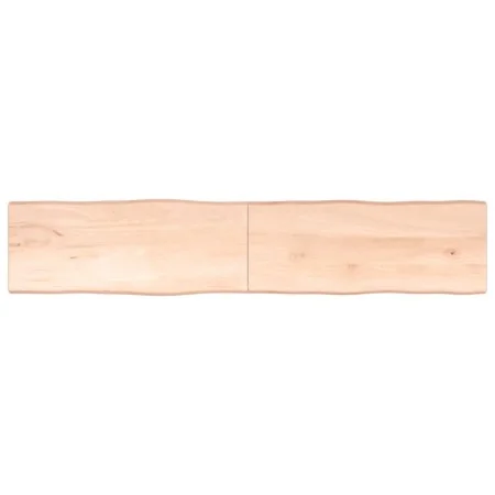 Tablero de mesa madera maciza borde natural 200x40x(2-4) cm de vidaXL, Tableros para mesas - Ref: Foro24-363914, Precio: 68,3...