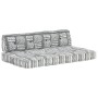 Cojín para sofá de palés tela gris patchwork de vidaXL, Cojines para sillas y sofás - Ref: Foro24-287718, Precio: 134,85 €, D...