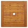 Mesa plegable de jardín de madera maciza de acacia 60x60x75 cm en Mesas de jardín | Comprar online en Foru.es