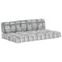 Cojín para sofá de palés tela gris patchwork de vidaXL, Cojines para sillas y sofás - Ref: Foro24-287718, Precio: 134,85 €, D...