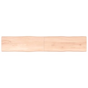 Tablero de mesa madera maciza borde natural 220x40x(2-4) cm de vidaXL, Tableros para mesas - Ref: Foro24-363920, Precio: 50,5...