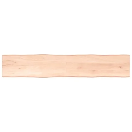 Tablero de mesa madera maciza borde natural 220x40x(2-4) cm de vidaXL, Tableros para mesas - Ref: Foro24-363920, Precio: 50,5...