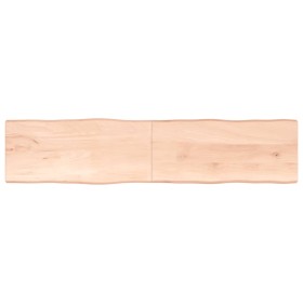 Tablero de mesa madera maciza borde natural 220x50x(2-4) cm de vidaXL, Tableros para mesas - Ref: Foro24-363922, Precio: 87,5...