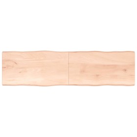 Tablero de mesa madera maciza borde natural 220x60x(2-4) cm de vidaXL, Tableros para mesas - Ref: Foro24-363924, Precio: 101,...