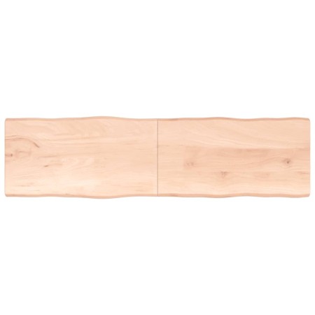 Tablero de mesa madera maciza borde natural 220x60x(2-4) cm de vidaXL, Tableros para mesas - Ref: Foro24-363924, Precio: 101,...