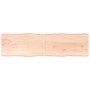 Tablero de mesa madera maciza borde natural 220x60x(2-4) cm de vidaXL, Tableros para mesas - Ref: Foro24-363924, Precio: 101,...