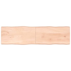 Tablero de mesa madera maciza borde natural 220x60x(2-6) cm de vidaXL, Tableros para mesas - Ref: Foro24-363925, Precio: 83,3...