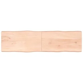 Tablero de mesa madera maciza borde natural 220x60x(2-6) cm de vidaXL, Tableros para mesas - Ref: Foro24-363925, Precio: 83,3...