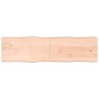 Tablero de mesa madera maciza borde natural 220x60x(2-6) cm de vidaXL, Tableros para mesas - Ref: Foro24-363925, Precio: 83,3...