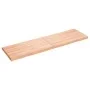 Treated wood table top with natural brown edge 140x40x(2-4)cm by vidaXL, Table tops - Ref: Foro24-363962, Price: 39,64 €, Dis...