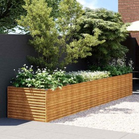 Jardinera de acero corten 479x100x69 cm en Macetas y jardineras | Comprar online en Foru.es