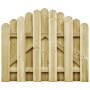 Puerta de jardín madera de pino impregnada 100x75 cm de vidaXL, Puertas de jardín - Ref: Foro24-45326, Precio: 42,66 €, Descu...
