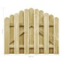 Puerta de jardín madera de pino impregnada 100x75 cm de vidaXL, Puertas de jardín - Ref: Foro24-45326, Precio: 42,66 €, Descu...
