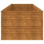 Jardinera de acero corten 479x100x69 cm en Macetas y jardineras | Comprar online en Foru.es