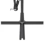 Sombrilla colgante con palo de aluminio negro 3 m de vidaXL, Sombrillas - Ref: Foro24-47226, Precio: 110,81 €, Descuento: %