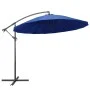 Sombrilla colgante con palo de aluminio azul 3 m de vidaXL, Sombrillas - Ref: Foro24-47227, Precio: 137,37 €, Descuento: %