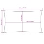 Toldo de vela rectangular tela Oxford gris antracita 2x4,5 m en Sombrillas | Comprar online en Foru.es