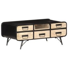 Mesa de centro madera maciza de mango 100x50x40 cm de vidaXL, Mesas de centro - Ref: Foro24-287871, Precio: 199,37 €, Descuen...