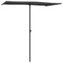 Anthracite gray aluminum pole garden umbrella 180x110 cm by vidaXL, Umbrellas - Ref: Foro24-47330, Price: 41,64 €, Discount: %