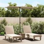 Sombrilla de jardín con palo de aluminio gris taupe 180x110 cm de vidaXL, Sombrillas - Ref: Foro24-47331, Precio: 46,28 €, De...