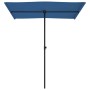 Sombrilla de jardín con palo de aluminio azul celeste 180x110cm de vidaXL, Sombrillas - Ref: Foro24-47335, Precio: 45,25 €, D...