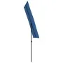 Sombrilla de jardín con palo de aluminio azul celeste 180x110cm de vidaXL, Sombrillas - Ref: Foro24-47335, Precio: 41,61 €, D...